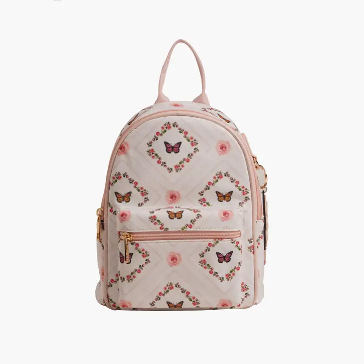 Nabiya Butterfly & Floral Print Mini Backpack