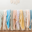 Crane Baby - 6 Layer Muslin Blanket Fern