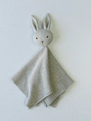 Bunny -Organic Baby Lovey Security Knit Blanket Cuddle Cloth