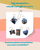 Custom Keychain- Picure, double sided