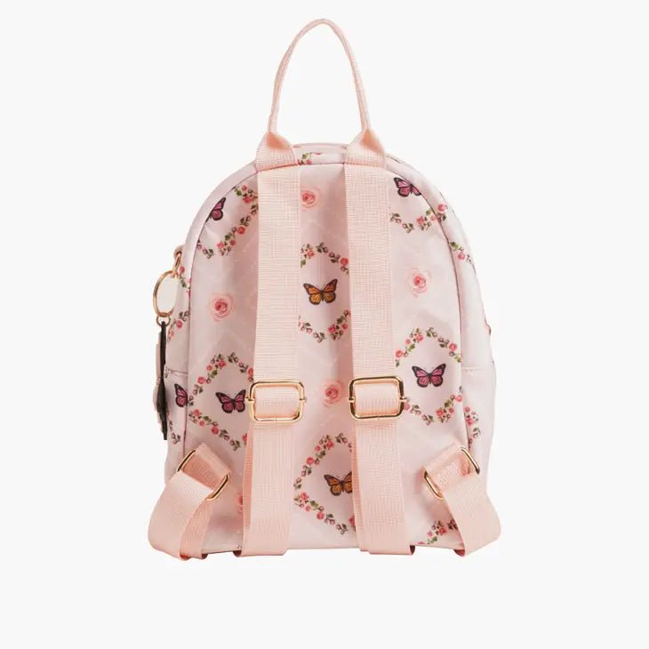Nabiya Butterfly & Floral Print Mini Backpack