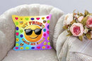 Autograph Pillow- My Friend's Make Me Smile Design