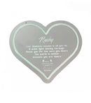 Custom heart mirror- light