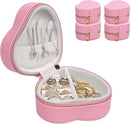 Heart-Shaped Small Jewelry Box Travel