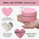 Heart-Shaped Small Jewelry Box Travel