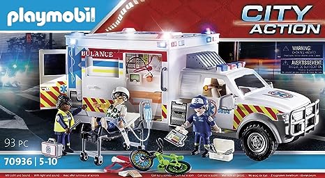 Ambulance with Lights and Sound