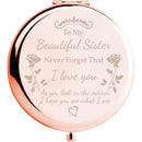 Rose Golden Compact Mirror