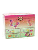 Rainbow Butterfly Medium Musical Jewelry Box