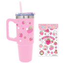 Stainless Steel Tumbler, Strawberry (27FL.OZ/800mL)