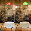 To My Bestie Night Light