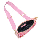 Jumbo Chain Charm Bag: Pink