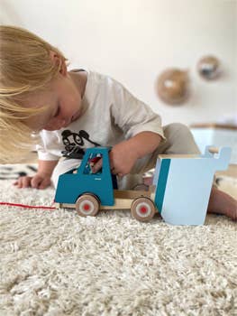 Small Foot Pull-Along Dump Truck