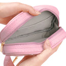 Reese Perforated Belt Bag Blush