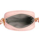 Reese Perforated Crossbody Bag Blush W/ Strawberry & Daizy Pin