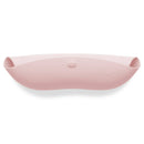 Silicone Baby Bib Roll Up & Stay Closed (True Pink)