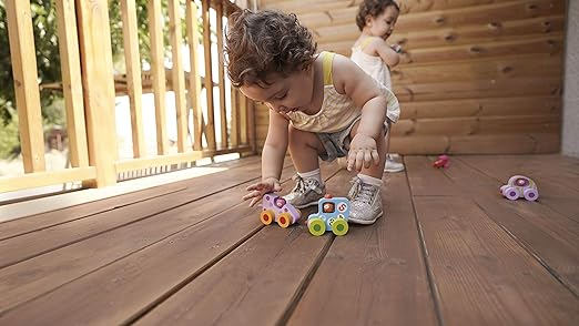 Educational Set Of Wooden Cars & Road Tapes