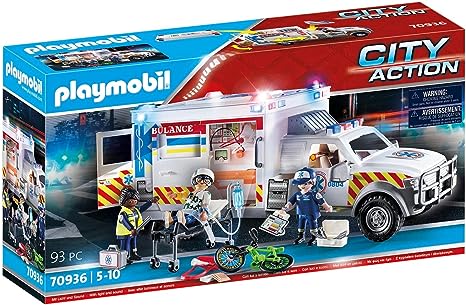 Ambulance with Lights and Sound