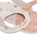 Crane Baby - Violet Floral Cotton Baby Bib Set (3 Pack)
