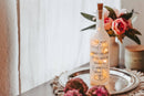 Romantic Wine Bottle Lamp, Wedding Gifts, Anniversary Gifts: Clear