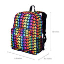 Rainbow Hearts Backpack - 16 Inch