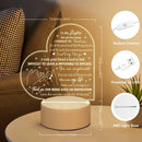 To My Bestie Night Light