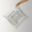 Heartwarming Mom Pillow