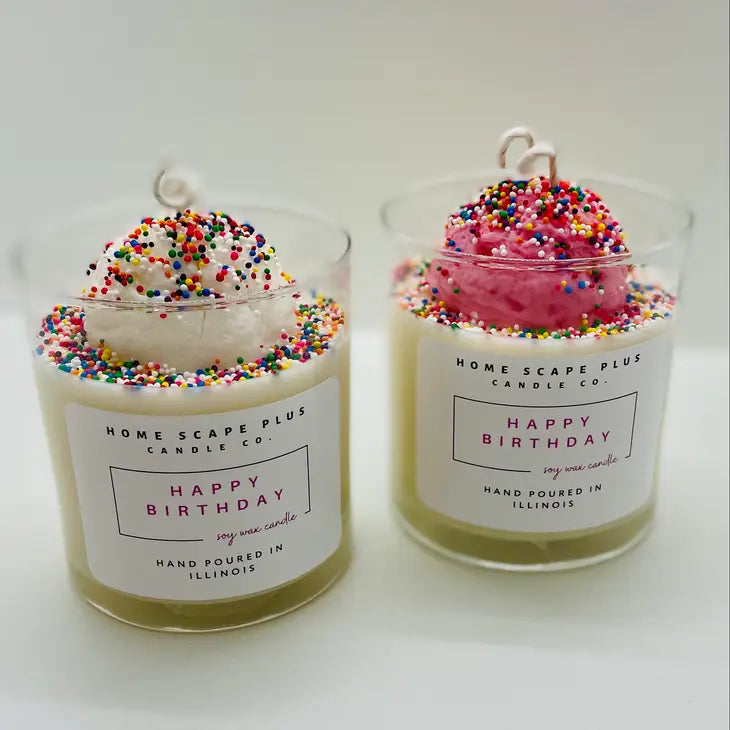 Specialty Candle- Happy Birthday