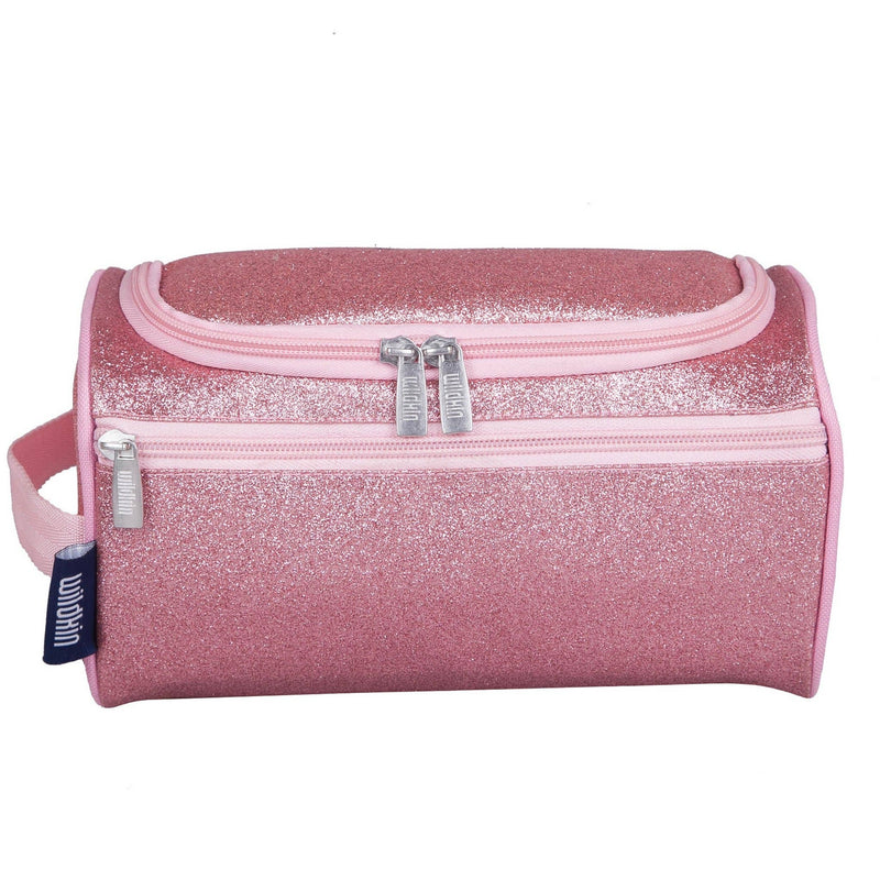 Pink Glitter Toiletry Bag