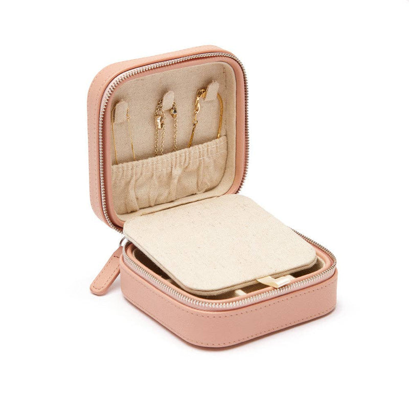 Small Travel Jewelry Case- Pink