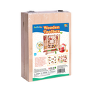 Montessori-inspired 43 PCs Wooden Toy Tool Box Set for Kids
