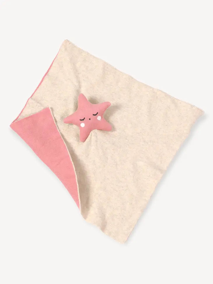 Star - Organic Baby Lovey Security Blanket Cuddle Cloth