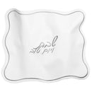 Wavy Challah Cover: Gold