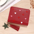 Cute Tassel Wallet Hearts