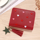 Cute Tassel Wallet Hearts