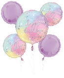Luminous Birthday Foil Balloons