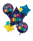 Bouquet Bold Birthday Foil Balloon