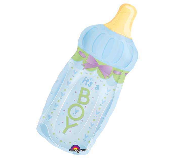 It's A Boy Baby Bottle Mylar Balloon