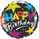 Birthday Brilliant Stars Black