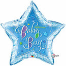 Welcome Baby Boy Stars Jumbo Balloon