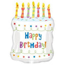 Happy Birthday Birthday Cake SuperShape Balloon