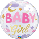 Single Bubble Balloon Baby Girl Sweet