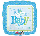 Jumbo Welcome Baby Boy Train Balloon