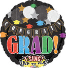 Singing Balloon Celebrate & Congrats Grad