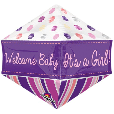 Ultrashape Anglez Welcome Baby Girl Balloon