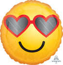 Heart Glasses Emoticon Balloon
