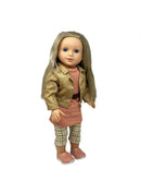 18 inch Dolls with Accessories: Blonde hair