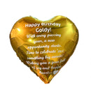 Custom Message on a Helium Balloon