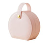 Mini Portable Jewelry Box, Elegant Style with Handle, Travel Organizer