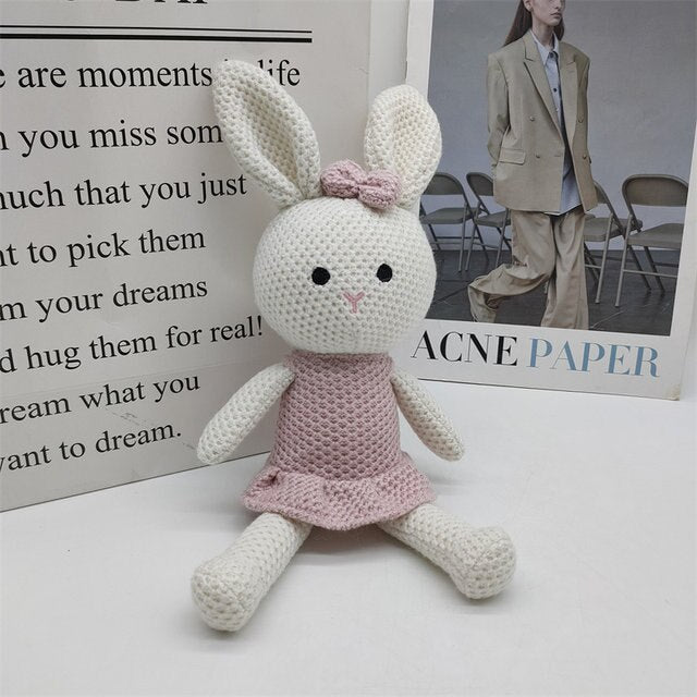Bunny Crochet Wool Doll