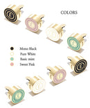 Émerci Pink Luxury Car Vent Clip On Air Freshener Gift Set: Basil & Neroli